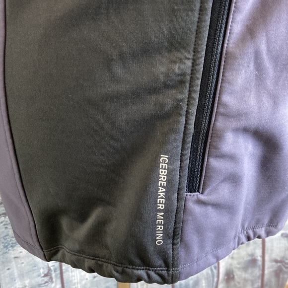 Icebreaker Merino GT Softshell Vest Sz M Full Zip Pockets Gorpcore Scandi Girl - Picture 10 of 16